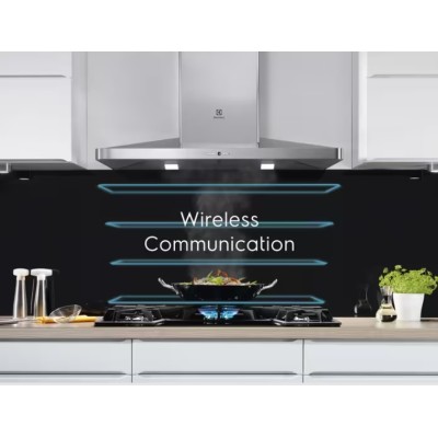 Варильна поверхня Electrolux індукційна, 80см, розширена зона, Hob2Hood, чорний (EIV84550)