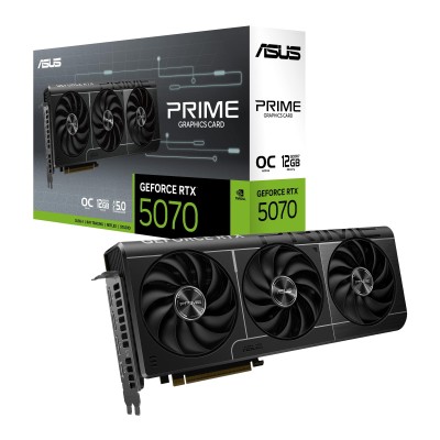 Відеокарта ASUS GeForce RTX 5070 12GB GDDR7 OC PRIME-RTX5070-O12G (90YV0M10-M0NA00)