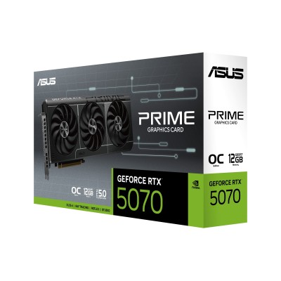 Відеокарта ASUS GeForce RTX 5070 12GB GDDR7 OC PRIME-RTX5070-O12G (90YV0M10-M0NA00)