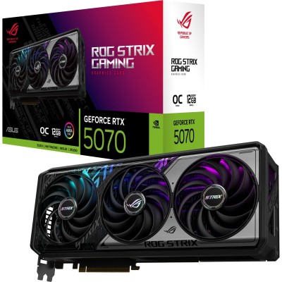 Відеокарта ASUS GeForce RTX 5070 12GB GDDR7 OC ROG-STRIX-RTX5070-O12G-GAMING (90YV0M80-M0NA00)