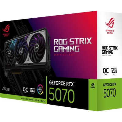 Відеокарта ASUS GeForce RTX 5070 12GB GDDR7 OC ROG-STRIX-RTX5070-O12G-GAMING (90YV0M80-M0NA00)