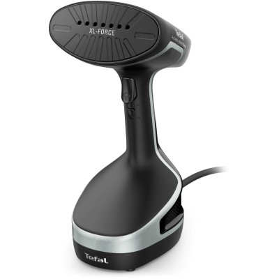 Відпарювач Tefal компактний Access Steam Force, 2000Вт, 200мл, постійна пара - 30гр, керам. підошва, чорно-сірий (DT8270E1)