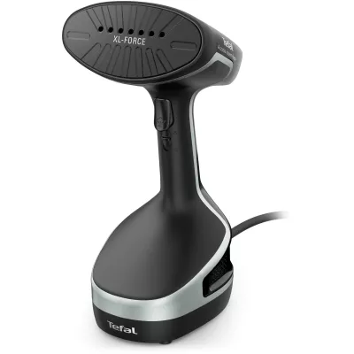 Відпарювач Tefal компактний Access Steam Force, 2000Вт, 200мл, постійна пара - 30гр, керам. підошва, чорно-сірий (DT8270E1)