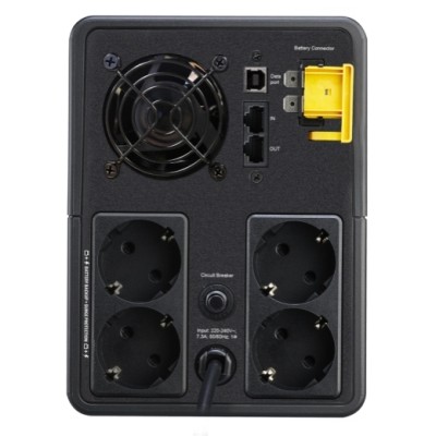 Джерело безперебійного живлення APC Back-UPS 1600VA/900W, USB, 4xSchuko (BX1600MI-GR)