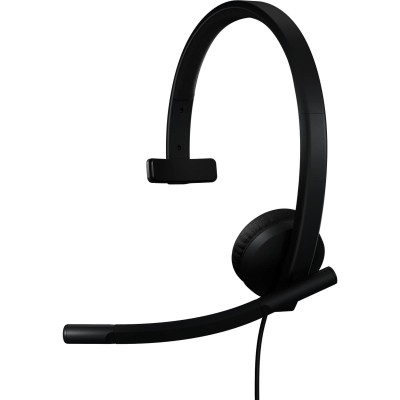 гарнітура LOGITECH H570e Corded Mono BLACK-USB-A (981-001426)
