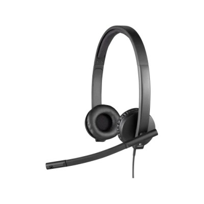 гарнітура LOGITECH H570e Corded Stereo BLACK-USB-C (981-001431)