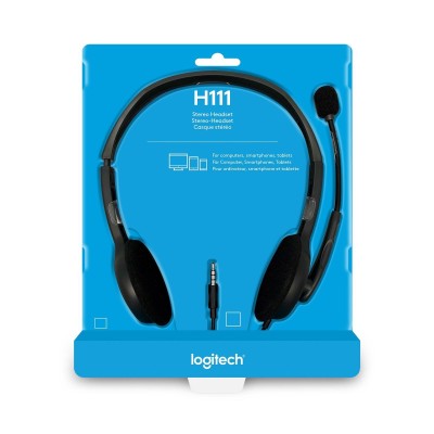 Гарнітура LOGITECH STEREO H111 GREY 981-000593