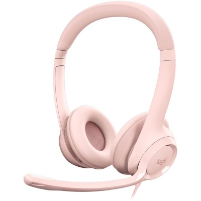 гарнітура LOGITECH USB H390 Rose (981-001281)
