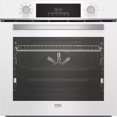 Духова шафа Beko електрична, 72л, A, дисплей, конвекція, телескоп, білий (BBIM14300WMS)