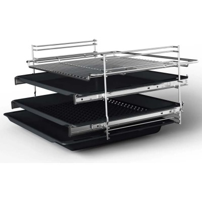 Духова шафа Bosch електрична, 66л, A, дисплей, конвекція, білий (HBJ559YW6R)