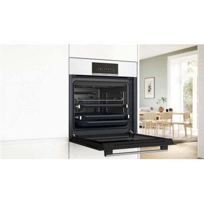 Духова шафа Bosch електрична, 66л, A, дисплей, конвекція, білий (HBJ559YW6R)