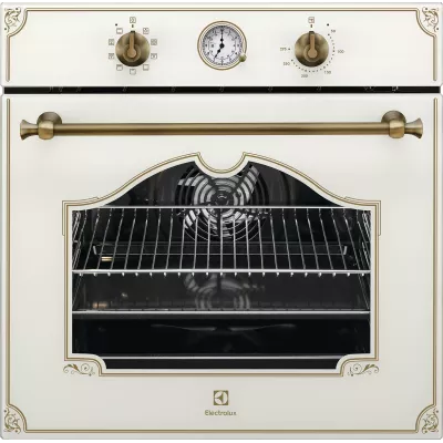 Духова шафа Electrolux електрична Rococo, 72л, A, конвекція, шампань (OPEB2520V)
