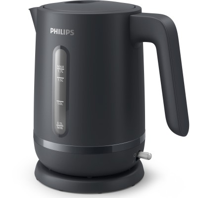 Електрочайник Philips Series 1000, Strix, пластик, мат, чорний (HD9314/90)