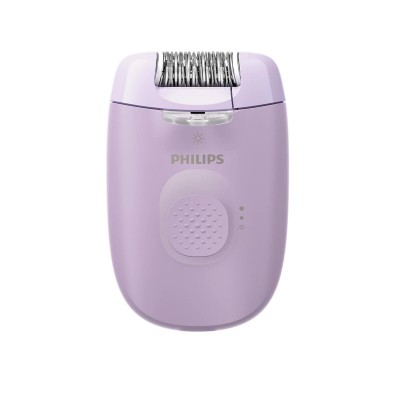 Епілятор Philips Series 2000 дисковий, від мережі, сух., насадок-3, з підсвіткою, фіолетовий (BRE257/00)
