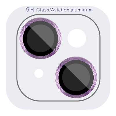 Захисне скло Metal Classic на камеру (у упак.) для Apple iPhone 14 (6.1") / 14 Plus (6.7") Фіолетовий / Purple Захисне скло Metal Classic на камеру (у упак.) для Apple iPhone 14 (6.1") / 14 Plus (6.7") Фіолетовий / Purple