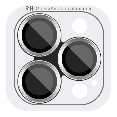 Захисне скло Metal Classic на камеру (у упак.) для Apple iPhone 14 Pro (6.1") / 14 Pro Max (6.7") Срібний / Silver Захисне скло Metal Classic на камеру (у упак.) для Apple iPhone 14 Pro (6.1") / 14 Pro Max (6.7") Срібний / Silver