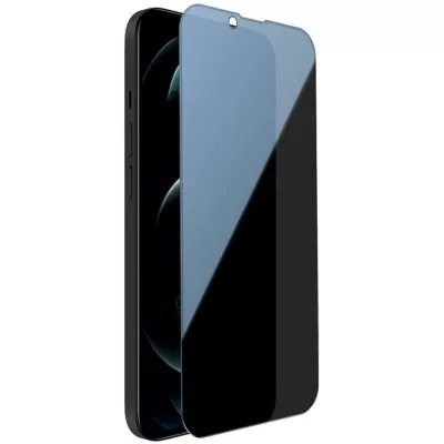 Захисне скло iPhone 14 Pro Max Privacy 5D (full glue) (тех.пак) Black