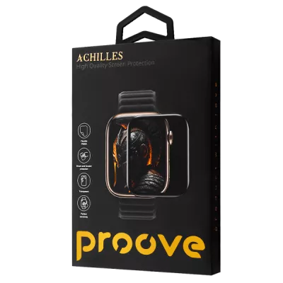 Захисне скло Proove Achilles Apple Watch Series 4/5/6/SE/SE2 44 mm (PGPWSE244001) Black