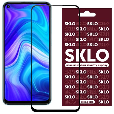 Захисне скло SKLO 3D для Xiaomi Redmi Note 9 / Redmi 10X / Note 9T / Note 9 5G Чорний Захисне скло SKLO 3D для Xiaomi Redmi Note 9 / Redmi 10X / Note 9T / Note 9 5G Чорний