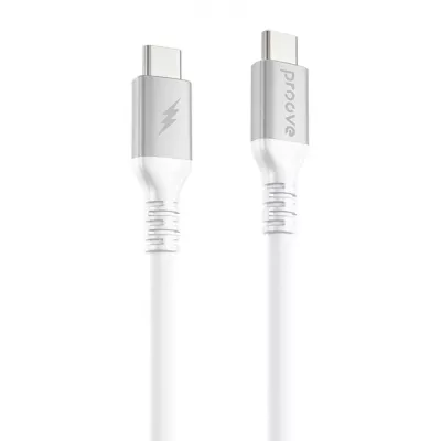 Кабель Proove ReGen Silicone Type-C to Type-C 60W (2m) (CCRS60002222) white