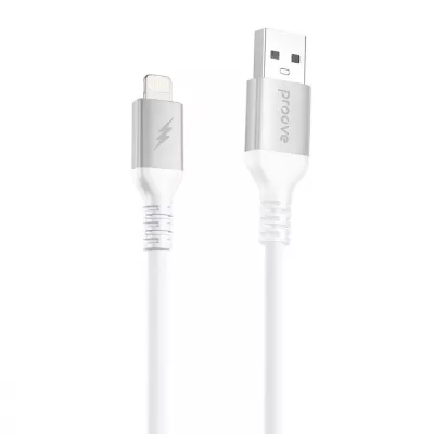 Кабель Proove ReGen Silicone USB to Lightning 2.4A (1m) (CCRS15001102) white
