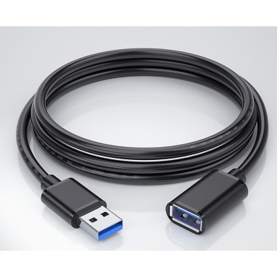 Кабель ESSAGER USB Extension Cable USB 3.0 Male to Female 2M (EXCAM-YTC01)