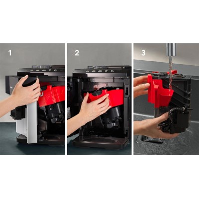 Кавомашина Siemens, 1.9л, зерно, ручний капучинатор, авторецептів - 6, чорний (TP511R01)