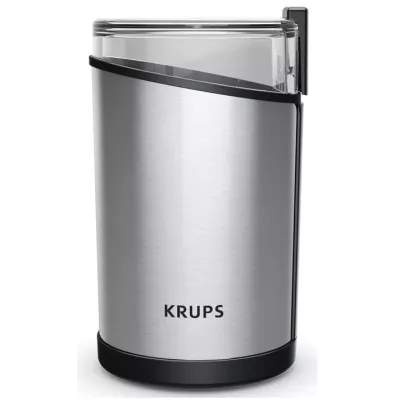 Кавомолка Krups роторна 200Вт, об'єм зерен-85г, пластик/метал, чорний (GX204D10)