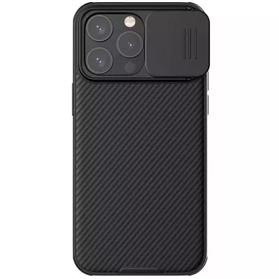 Карбонова накладка Nillkin CamShield Pro Magnetic для Apple iPhone 15 Pro Max (6.7") Black