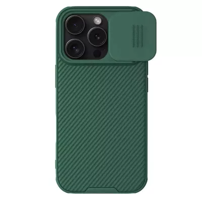Карбонова накладка Nillkin CamShield Pro Magnetic для Apple iPhone 16 Pro Max (6.9") Deep Green