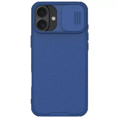 Карбонова накладка Nillkin CamShield Pro для Apple iPhone 16 (6.1") Blue