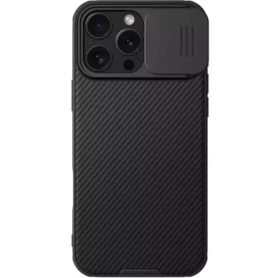 Карбонова накладка Nillkin CamShield Pro для Apple iPhone 16 Pro Max (6.9") Black