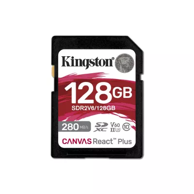 Карта пам'яті Kingston SD 128GB C10 UHS-II U3 R280/W100MB/s (SDR2V6/128GB)