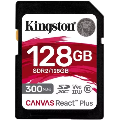 Карта пам'яті Kingston SD 128GB C10 UHS-II U3 R300/W260MB/s (SDR2/128GB)