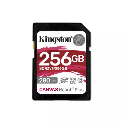 Карта пам'яті Kingston SD 256GB C10 UHS-II U3 R280/W150MB/s (SDR2V6/256GB)