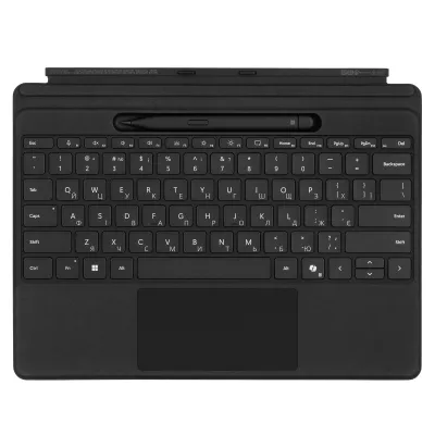 Клавіатура зі стілусом для планшетів Microsoft Surface Pro 8 - 11, UKR/ENG, чорна (Y8U-00001)