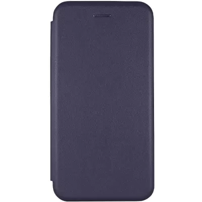 Кожаный чехол (книжка) Classy для Samsung Galaxy A03s Темно-синий