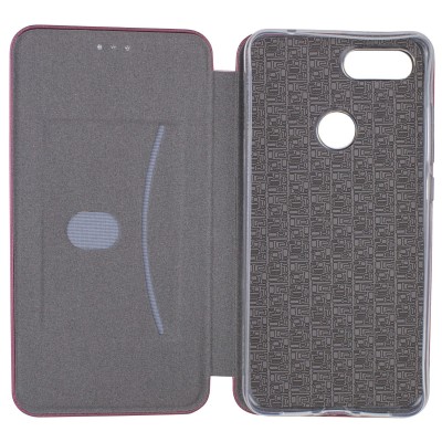 Кожаный чехол (книжка) Classy для Xiaomi Mi 8 Lite / Mi 8 Youth (Mi 8X) Бордовый