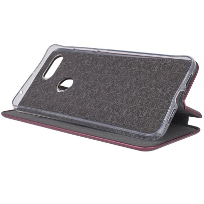 Кожаный чехол (книжка) Classy для Xiaomi Mi 8 Lite / Mi 8 Youth (Mi 8X) Бордовый