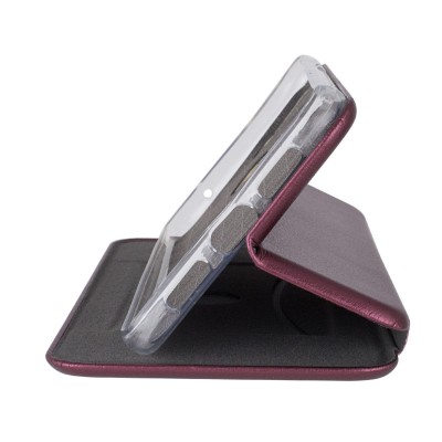 Кожаный чехол (книжка) Classy для Xiaomi Mi 8 Lite / Mi 8 Youth (Mi 8X) Бордовый
