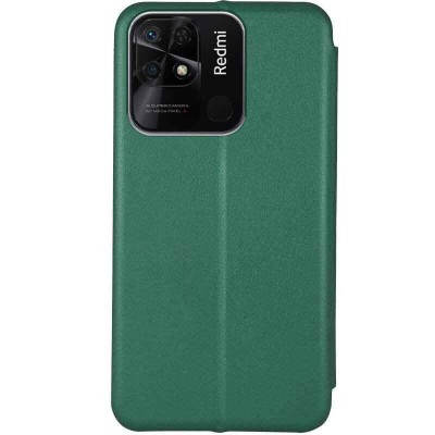 Кожаный чехол (книжка) Classy для Xiaomi Redmi 10C Зеленый