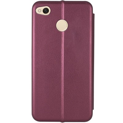 Кожаный чехол (книжка) Classy для Xiaomi Redmi 4X Бордовый