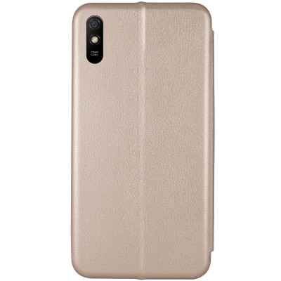 Кожаный чехол (книжка) Classy для Xiaomi Redmi 9A Золотой