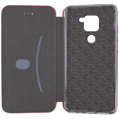 Кожаный чехол (книжка) Classy для Xiaomi Redmi Note 9 / Redmi 10X Красный