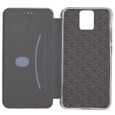 Кожаный чехол (книжка) Classy для Xiaomi Redmi Note 9s / Note 9 Pro / Note 9 Pro Max Золотой