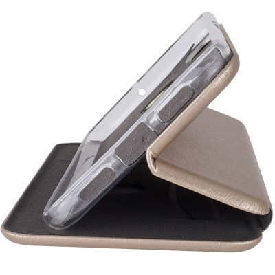 Кожаный чехол (книжка) Classy для Xiaomi Redmi Note 9s / Note 9 Pro / Note 9 Pro Max Золотой