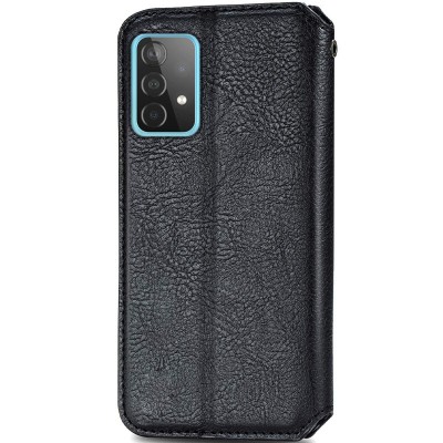 Кожаный чехол книжка GETMAN Cubic (PU) для Samsung Galaxy A33 5G Черный