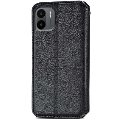 Кожаный чехол книжка GETMAN Cubic (PU) для Xiaomi Redmi A1 / A2 Черный