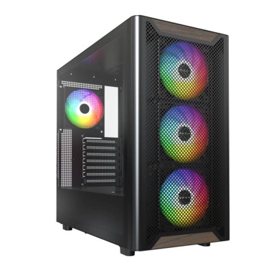 Корпус ATX W/O PSU XR WOOD (B) MONTECH