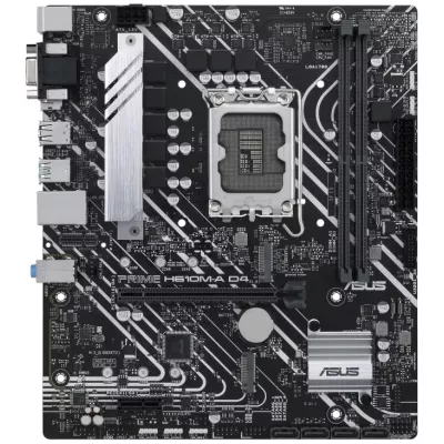 Материнcька плата ASUS PRIME H610M-A D4-CSM s1700 H610 2xDDR4 M.2 HDMI D-Sub DP mATX (90MB19P0-M0EAYC)